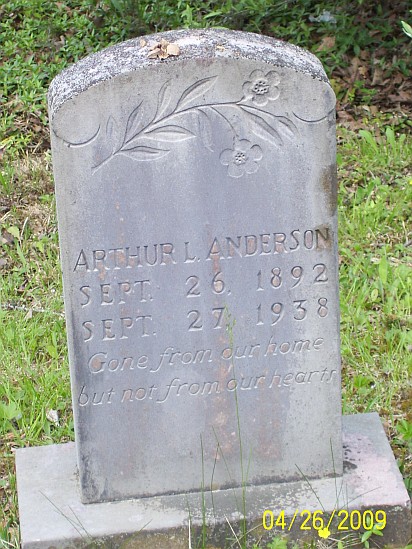 Arthur L. Anderson Gravestone