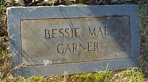 Bessie Mae Garner Gravestone