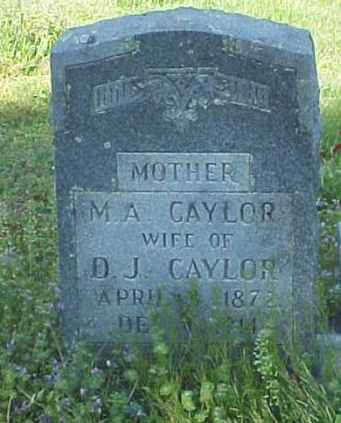 M. A. Caylor Gravestone