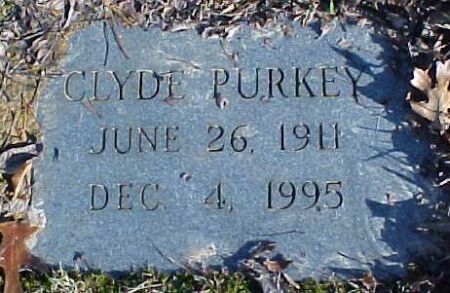 Clyde Purkey Gravestone