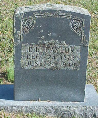 D. L. Caylor Gravestone
