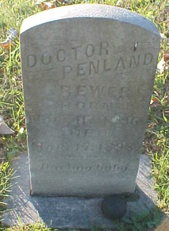 Doctor Penland Brewer Gravestone
