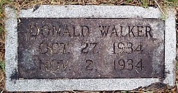 Donald Walker gravestone