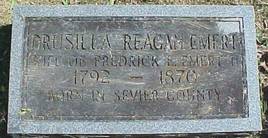 Drusilla Reagan Emert Gravestone