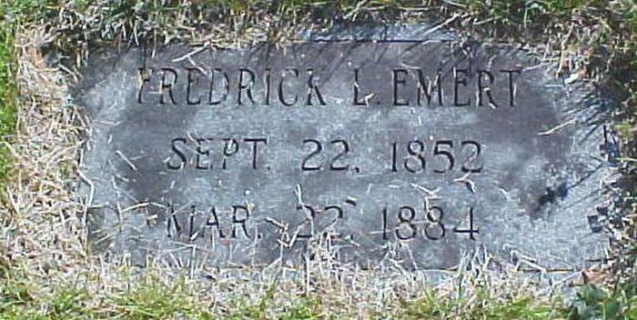 Fredrick L. Emert Gravestone