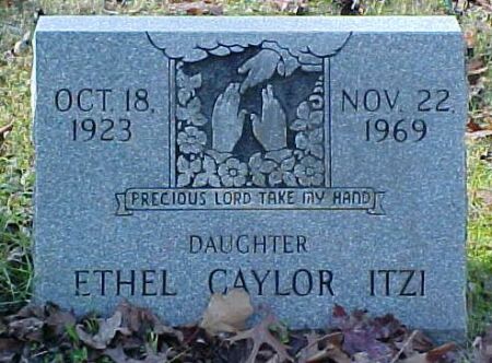 Ethel Caylor Itzi Gravestone