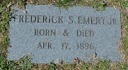 Frederick S Emert Jr Gravestone
