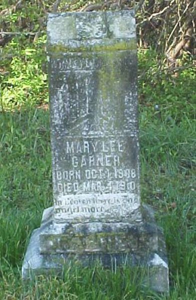 Mary Lee Garner Gravestone