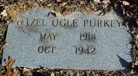 Hazel Ogle Purkey Gravestone