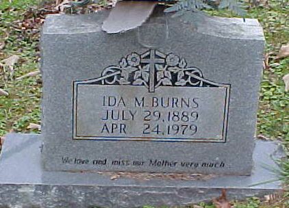 Ida M. Burns Gravestone