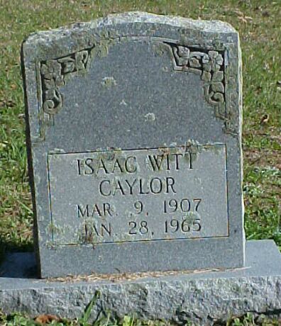 Isaac Witt Caylor Gravestone