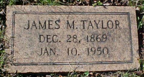 James M Taylor Gravestone
