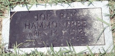Joe Ray Hammontree Gravestone