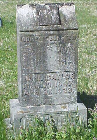 John Caylor gravestone