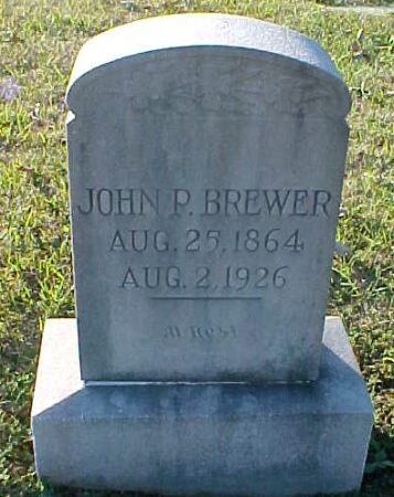 John P. Brewer Gravestone