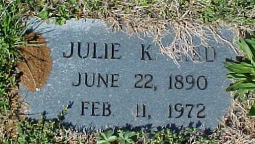 Julie K Bird Gravestone