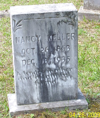Nancy Keller Gravestone