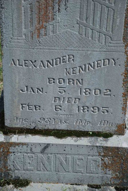 Alexander Kennedy Gravestone