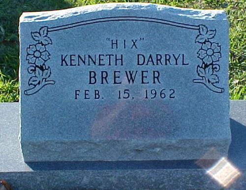 Kenneth Darryl Brewer Gravestone