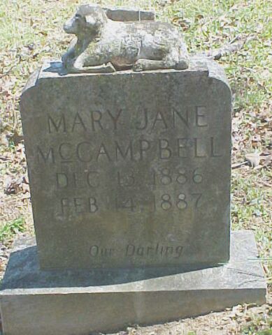 Mary Jane McCampbell Gravestone