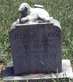 Mildred Louise Rhyne Gravestone