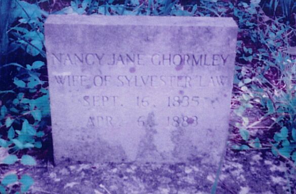 Nancy Ghormley Law Gravestone