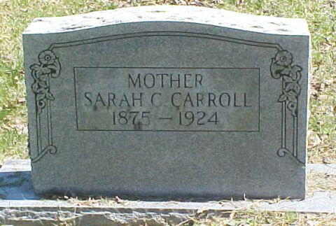 Sarah C Carroll Gravestone