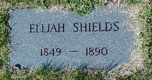 Elijah Shields Gravestone