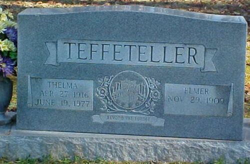 Thelma Elmer Teffeteller Gravestone