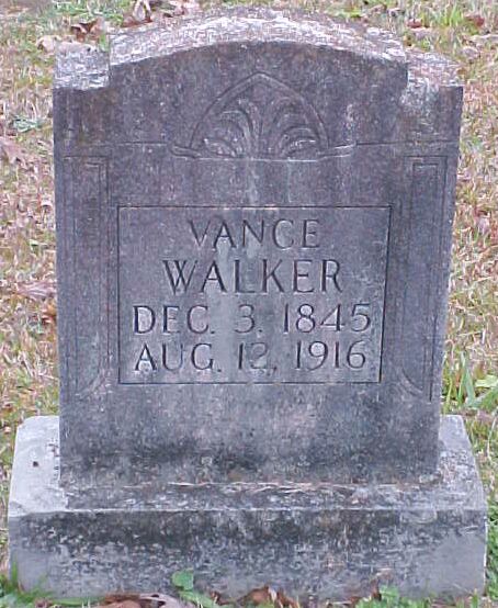 Vance Walker Gravestone