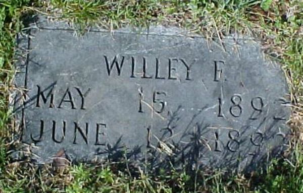 Willey F. Walker Gravestone