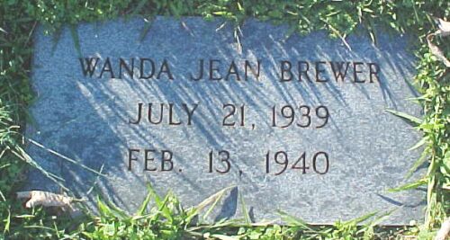 Wanda Jean Brewer Gravestone