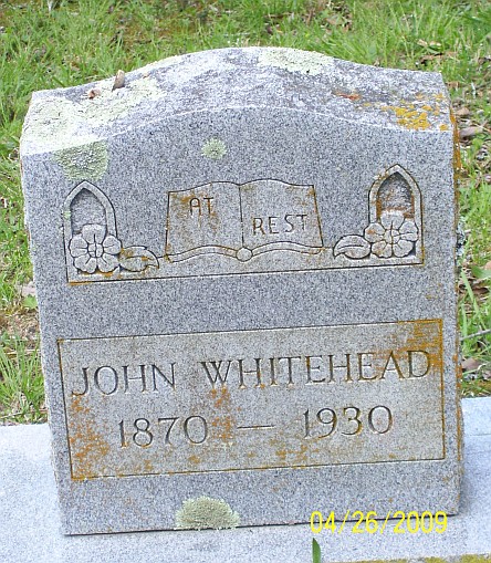John Whitehead Gravestone