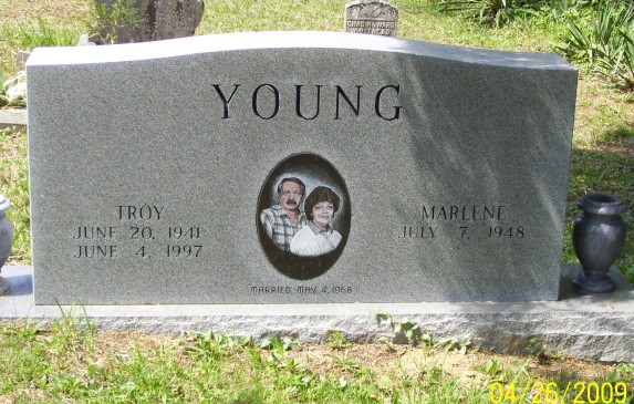 Troy and Marlene Young Gravestone
